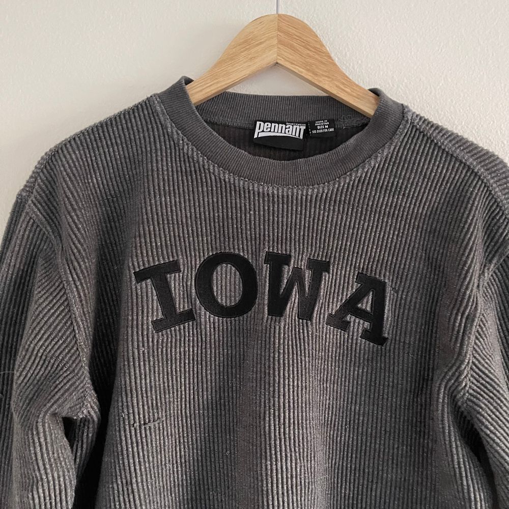 University of Iowa Pennant Thermal "IOWA"‎ Spell-Out Crewneck